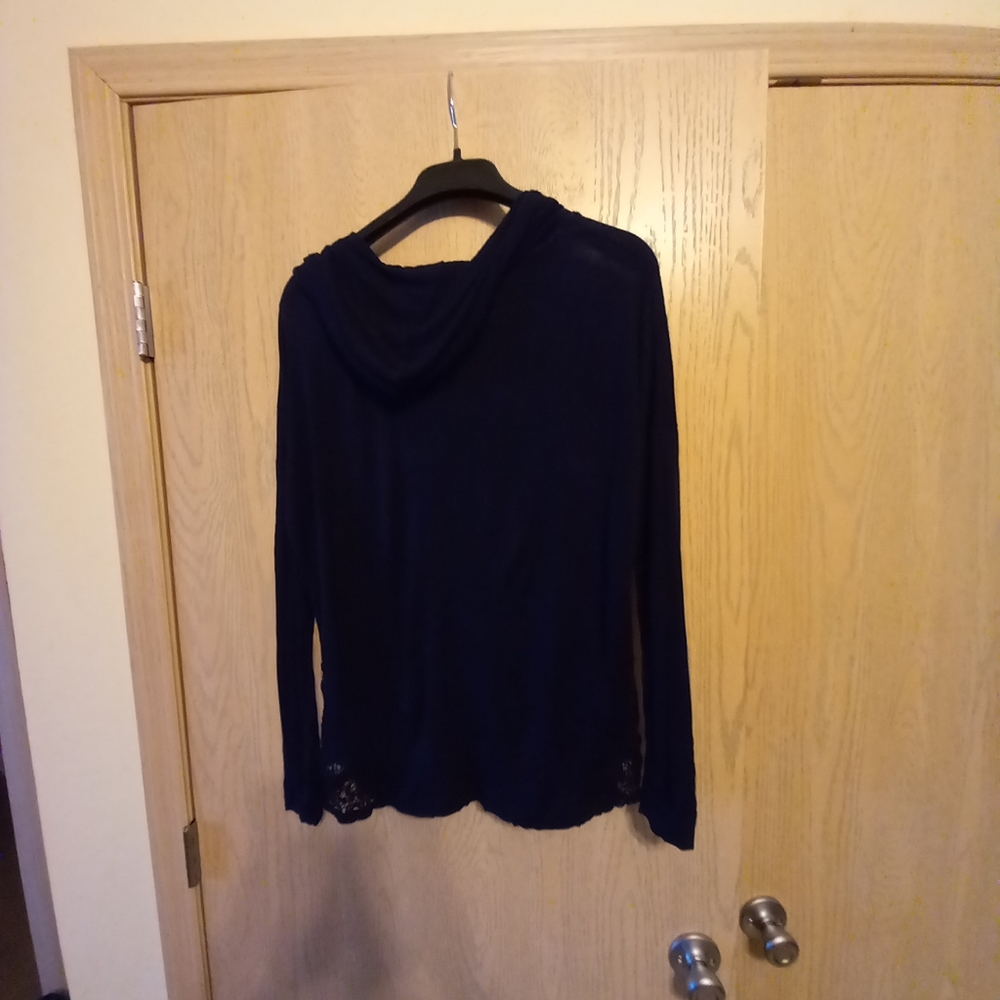 Blue lightweight hoodie